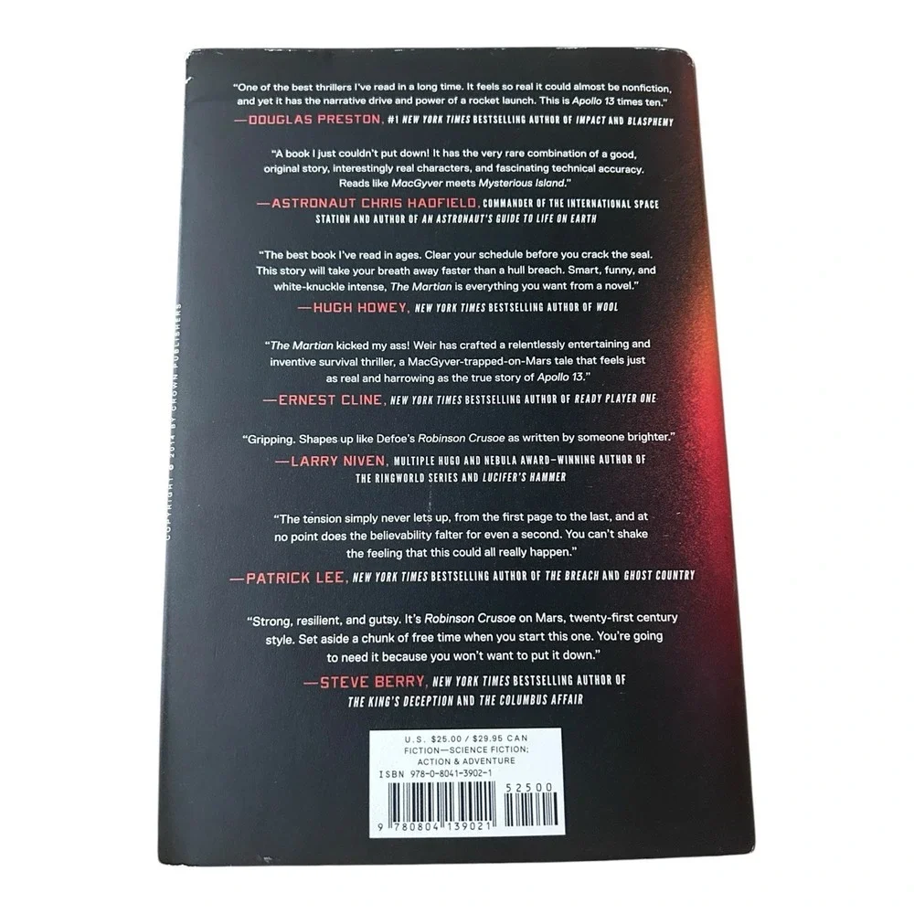 The‎ Martian by Andy Weir 1st Edition